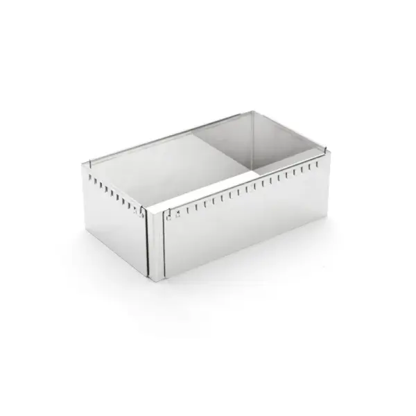 Cadre extensible inox rectangle Hauteur 5cm De Buyer
