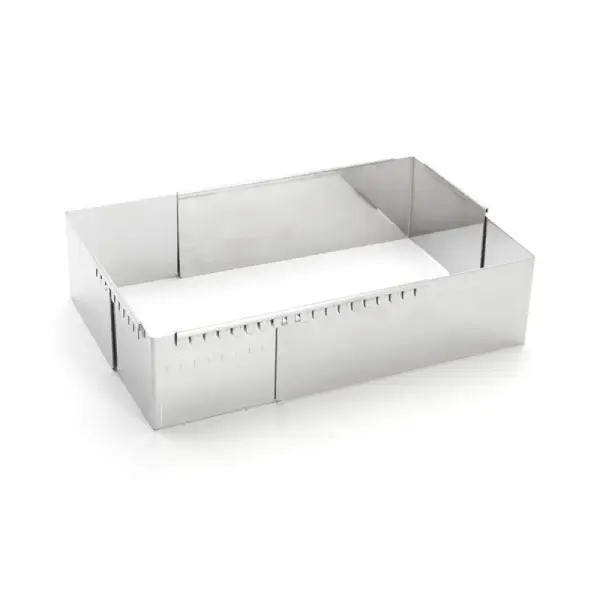 Cadre extensible inox rectangle Hauteur 5cm De Buyer