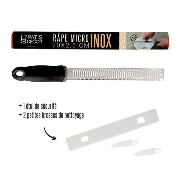 Râpe micro inox