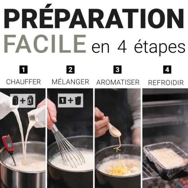Préparation pour glace maison