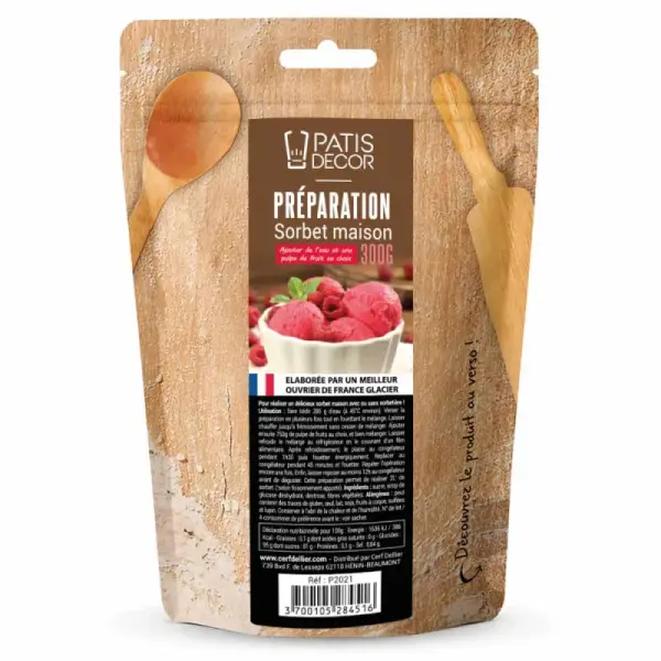 Préparation pour sorbet maison
