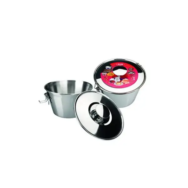 Moule à pudding avec couvercle inox Ø 16 cm
