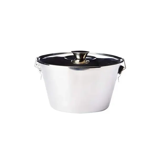 Moule à pudding avec couvercle inox Ø 16 cm
