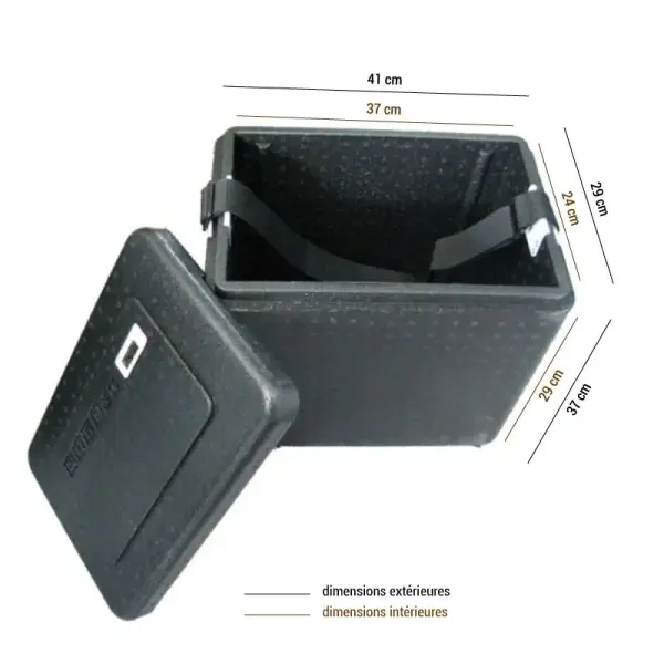 Boîte isotherme 26L avec indicateur de température