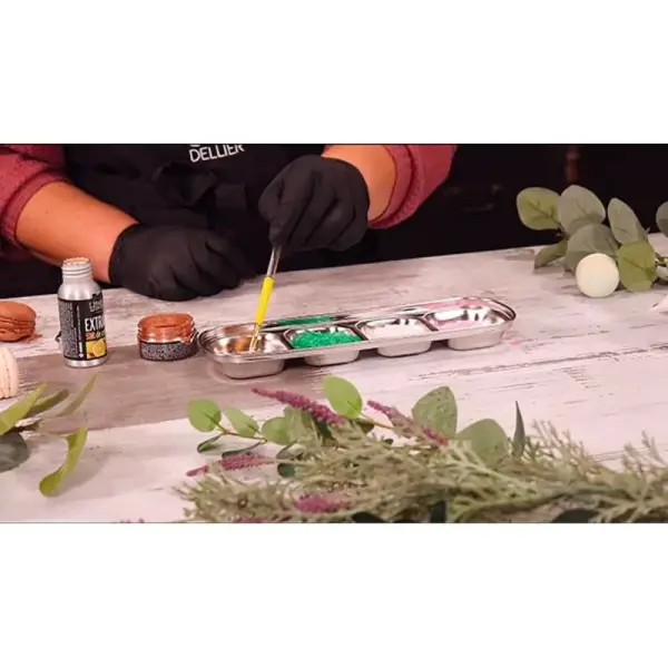 Coupelle pour le mélange de 4 colorants