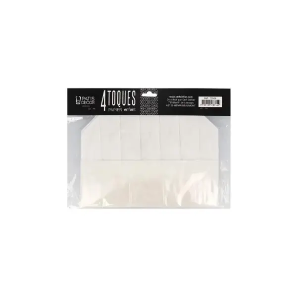 Toque en papier plissé pour enfant (x 4)