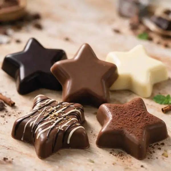 Moule chocolat 2 étoiles