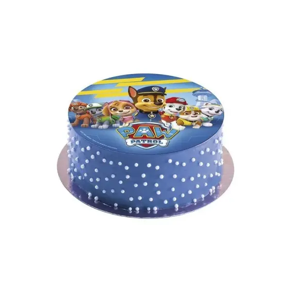 Disque azyme Pat' Patrouille bleu 20 cm