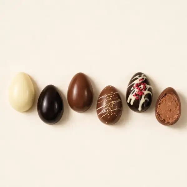 Moule chocolat oeufs lisses 5,5 cm Patisdécor