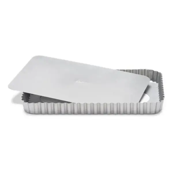 Moule à tarte rectangulaire antiadhésif avec fond amovible