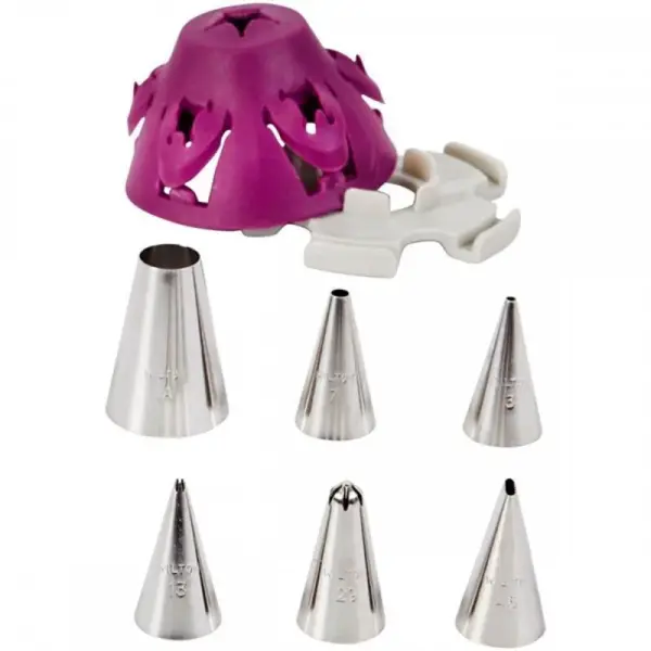 Kit de six douilles à décor pour gâteaux Wilton