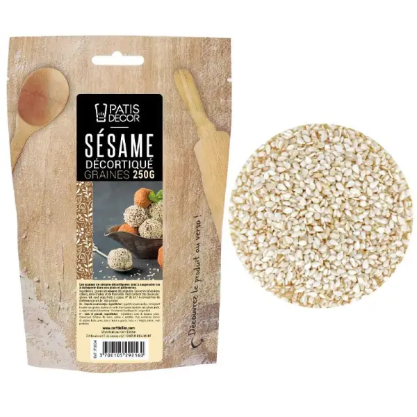 Graines de sésame décortiquées 250 g