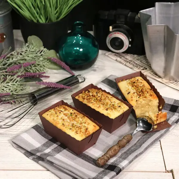 Mini-moules à cake jetables (x4)