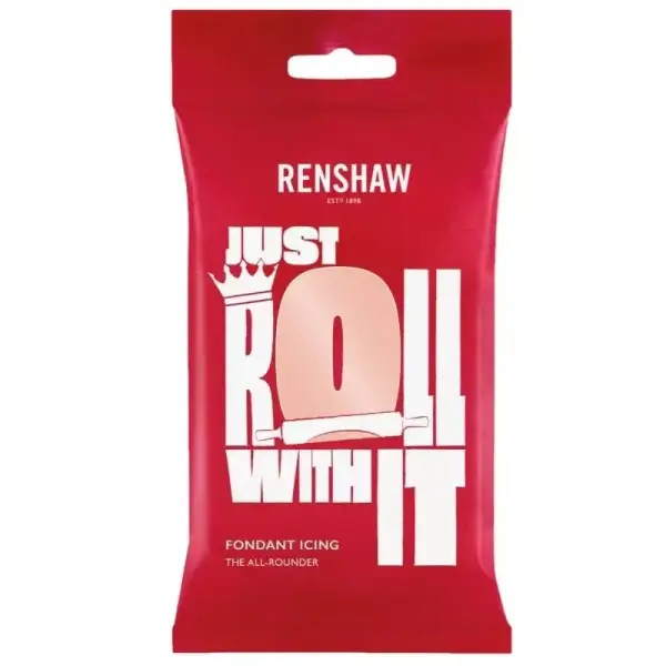 Pâte à sucre pêche Renshaw 250 g - DDM 06/26