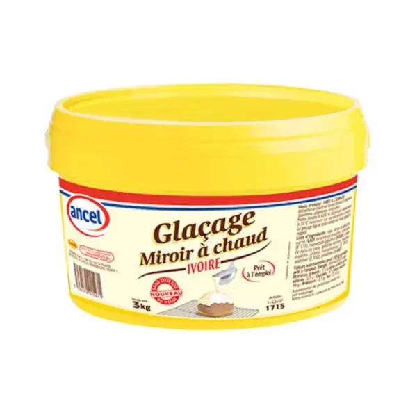 Glaçage miroir à chaud Ivoire - 3 kg