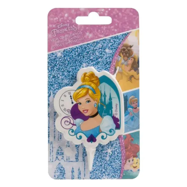 Bougie 2D Cendrillon 7,5 cm