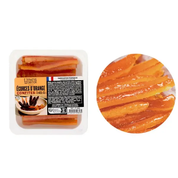 Ecorces d'oranges confites 145 g