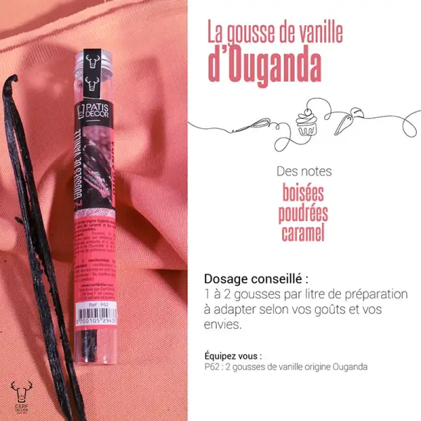 Gousse de Vanille Ouganda (x2)