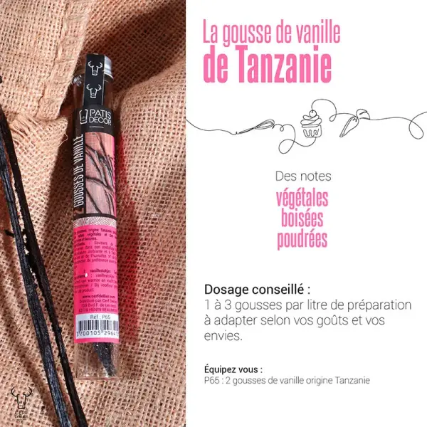 Gousse de Vanille Tanzanie (x2)
