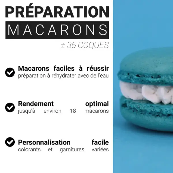 Préparation pour coques de macarons 250 g
