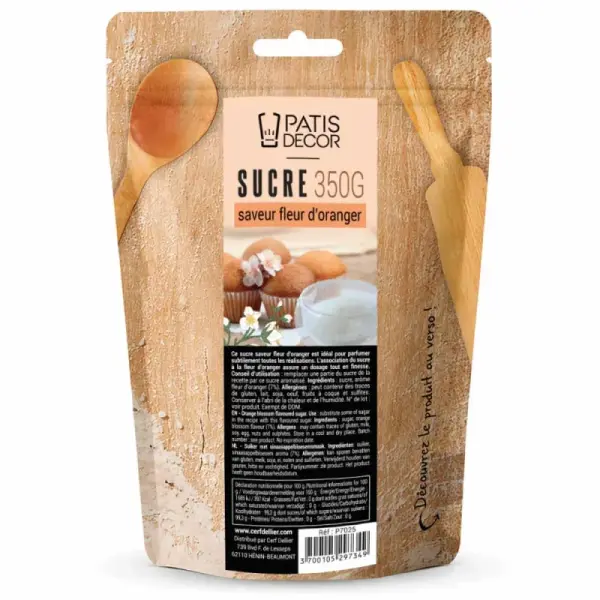 Sucre saveur fleur d'oranger 350g