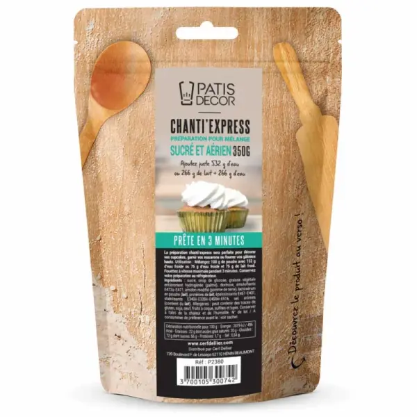 Préparation Chanti'Express - mélange sucré et aérien