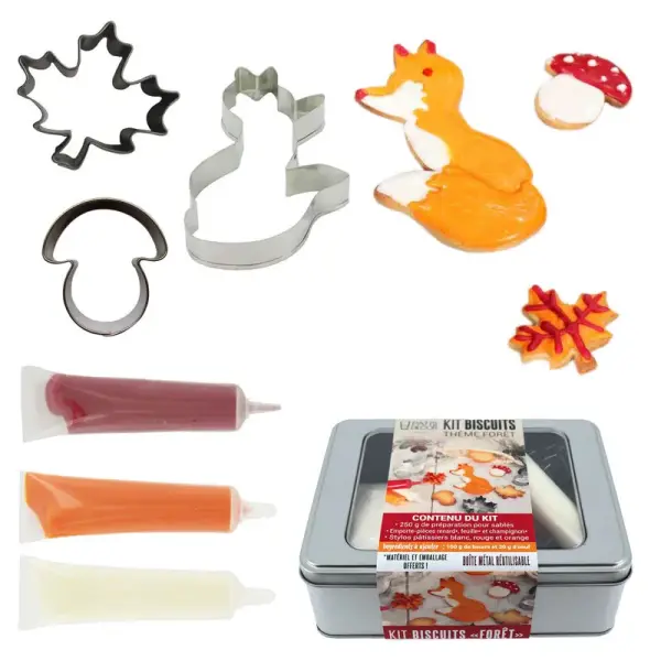 Kit biscuits forêt