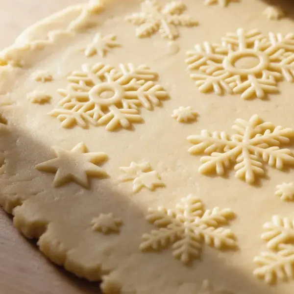 Mini rouleau empreintes Flocons de neige