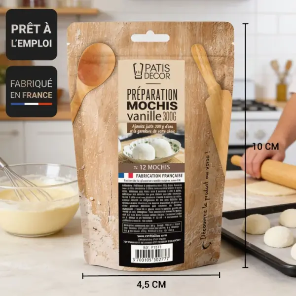 Préparation mochis maison vanille - 300g