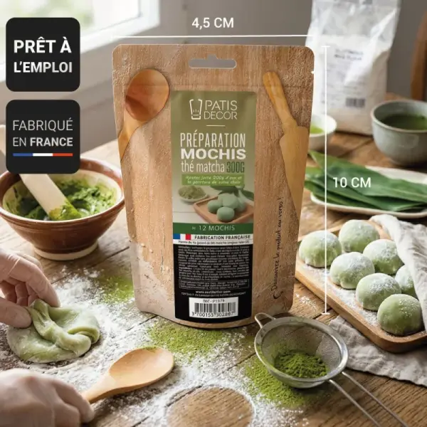 Préparation mochis maison thé matcha - 300 g - DDM 09/26