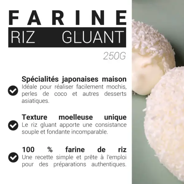 Farine de riz gluant 250 g