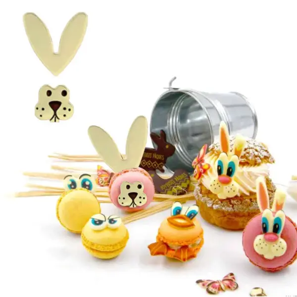 Lapin en chocolat blanc (x64)