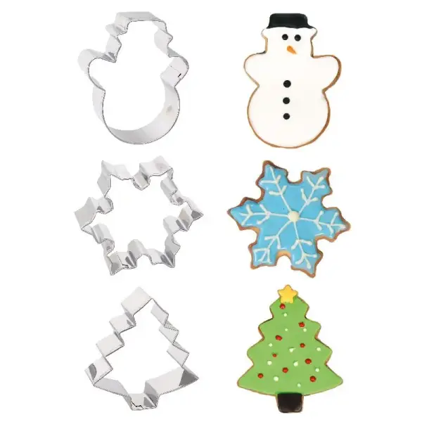 Emporte-pièce Noël assortis (x3)