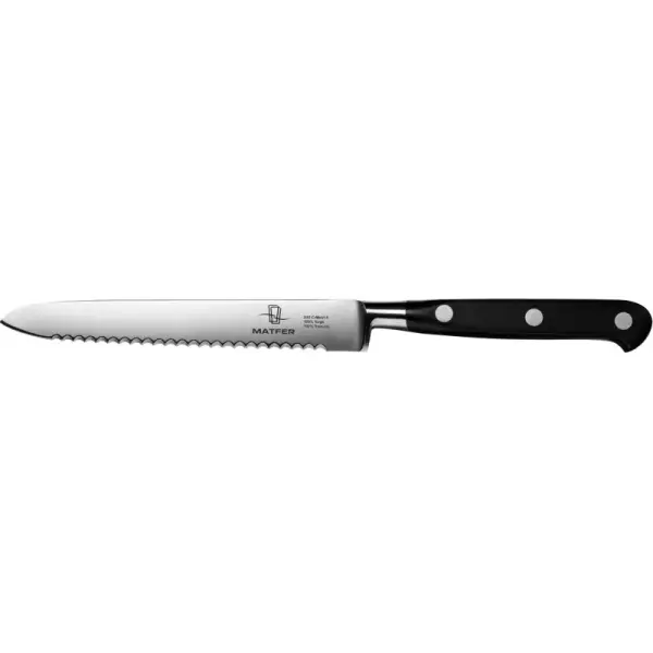Tradition couteau à tomates micro denté forgé monobloc 13 cm
