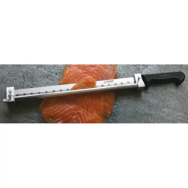 couteau trancheur épaisseur réglable 40 cm