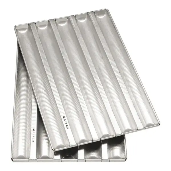 Alu-Gaufer plaques à pain 600 x 430 8 ficelles