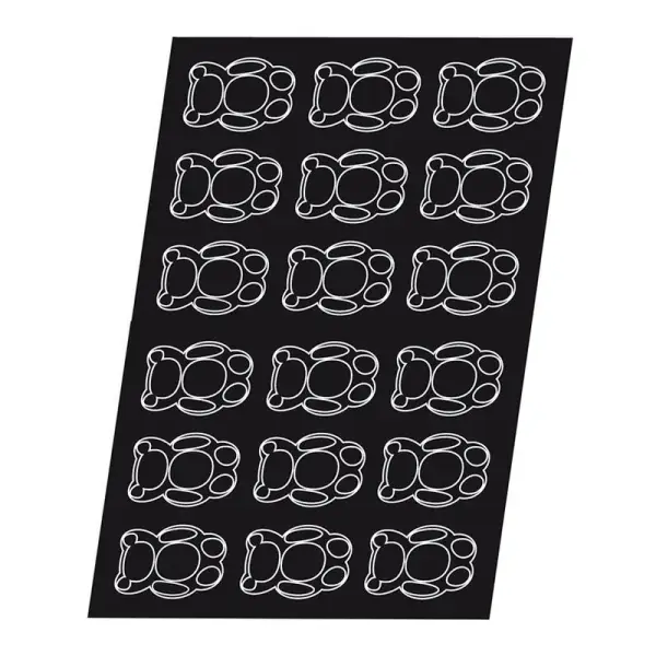 Flexipan 60x40 plaque de 18 nounours 9x6x2 cm