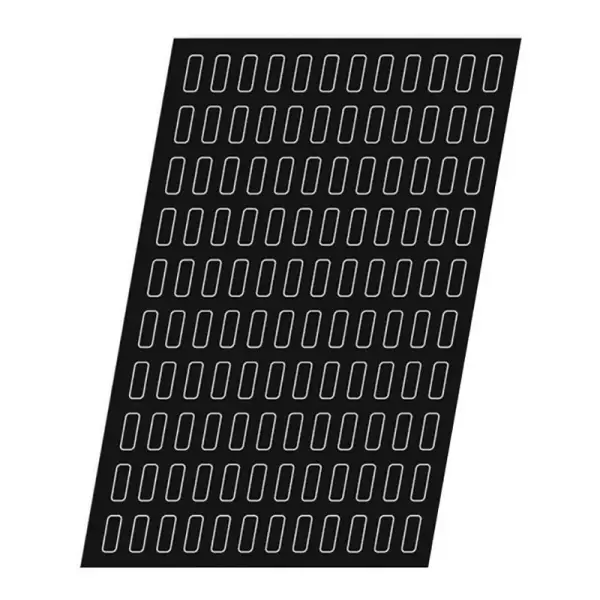 Flexipan 60x40 plaque de 120 bonbons chocolat mini-lingot 4.5x1.5 cm