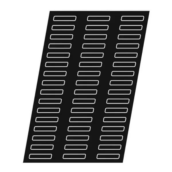Flexipan GN 1/1 plaque de 42 demi-cylindres 8.5x1.7x1.5 cm