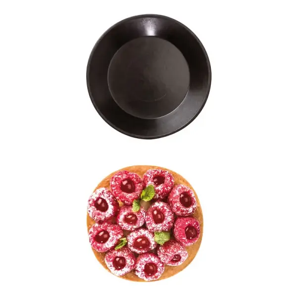 Exoglass 24 tartelettes rondes unies 8 cm