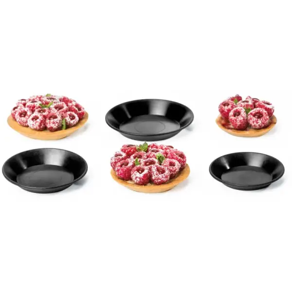 Exoglass 24 tartelettes rondes unies 7 cm
