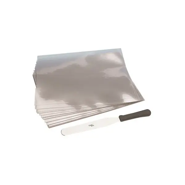 paquet de 100 feuilles guitare pvc 400x300 150 microns