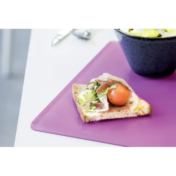 Mealplak plateau carré 24,5 cm anthracite
