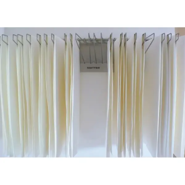 séchoir inox mural pour toiles à couches 24 barres 1.5 m