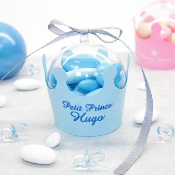 10 contenants couronne Prince ou Princesse
