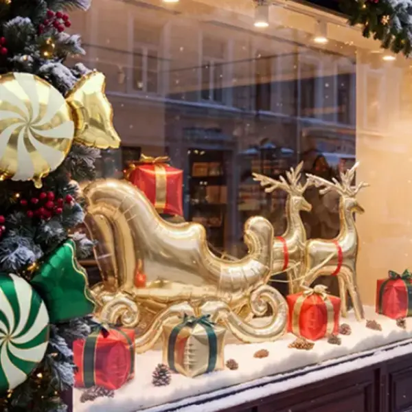 Ballon Traîneau Père Noël
