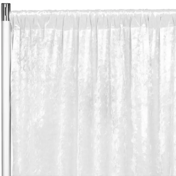 Backdrop Velours blanc 3 x 3 mètres