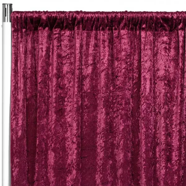 Backdrop Velours bordeaux 3 x 3 mètres