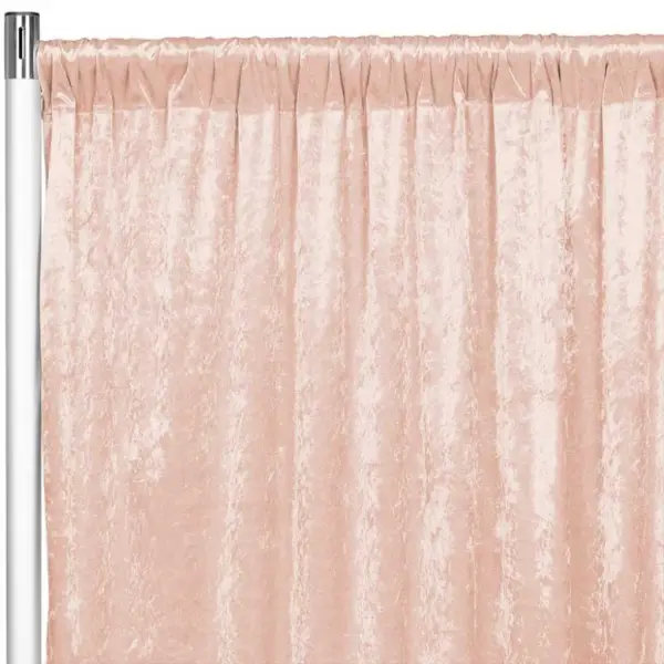 Backdrop Velours blush 3 x 3 mètres