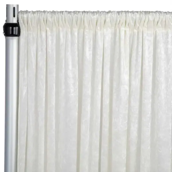 Backdrop Velours ivoire 3 x 3 mètres